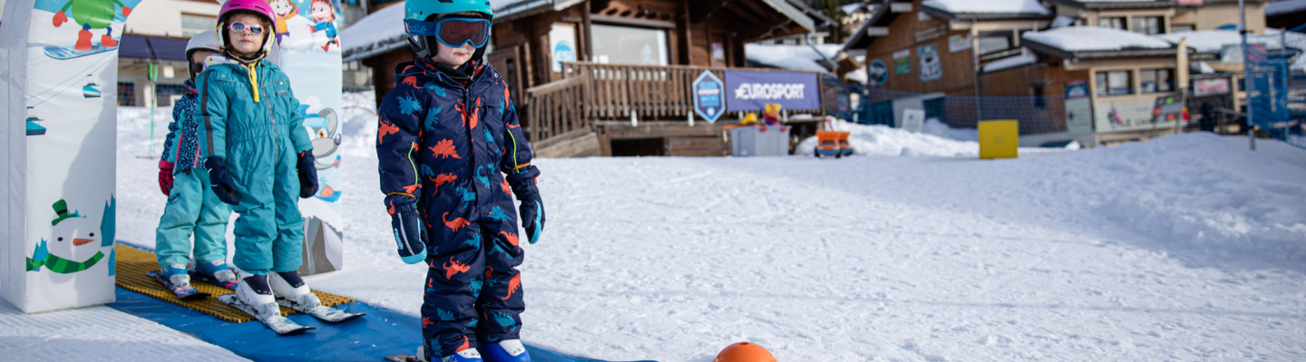 Activités ski & glisse pour les enfants de 3 à 5 ans